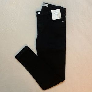 Abercrombie Mid Rise Super Skinny Jeans, Black